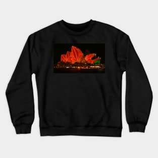 Vivid Flowers at the Opera Crewneck Sweatshirt